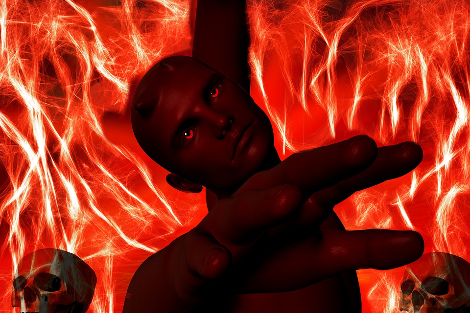 Glow Evil Devil Fire Flame Hell Fantasy